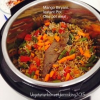 MANGO  BIRYANI - ONE POT MEAL FOR LUNCH/DINNER - INSTANT POT